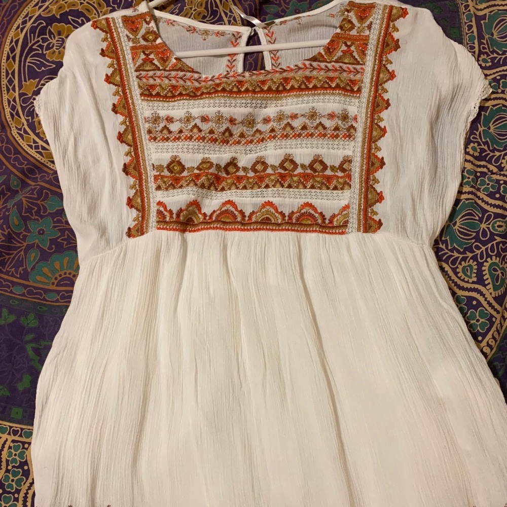 Free People Embroidered Mini Dress - Picture 3 of 4